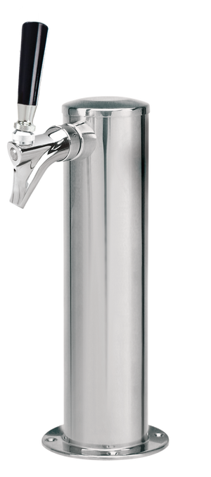3" Column - Kombucha or Beer - Polished Stainless Steel - Air-Cooled - 1 Faucet