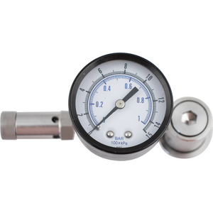 Ball Lock QD With Pressure Gauge and Adjustable PRV