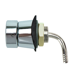 Elbow Shank Assembly - 1-7/8"L with 3/16" Bore - Chome-plated Brass