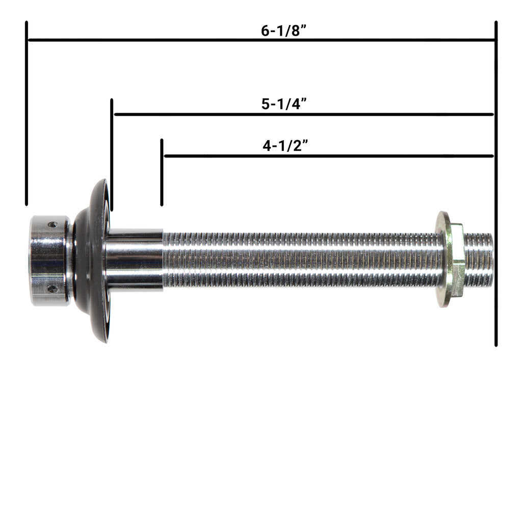 シャンク（全長16cm / 内径4.76mm / クロムメッキブラス）