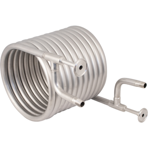 BrewBuilt™ Stainless Steel Tri-Clamp Counterflow Chiller | The Beast