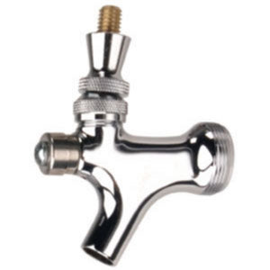 Standard Faucet - Self-Closing - Chrome Plated Brass - Brass Lever