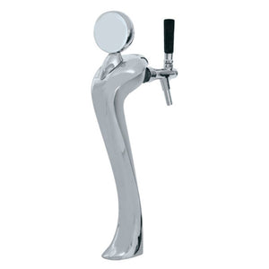 Sexy Draft Tower - Chrome Finish - Medallion - Glycol-Cooled - 1 Faucet