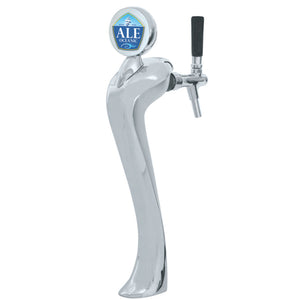 Sexy Draft Tower - Chrome Finish - Medallion - Glycol-Cooled - 1 Faucet