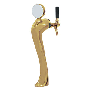Sexy Draft Tower - Gold Finish - Medallion - Glycol-Cooled - 1 Faucet