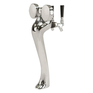 Sexy Draft Tower - Chrome Finish - Medallion - Air-Cooled - 2 Faucets