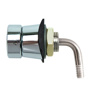 Elbow Shank Assembly - 1-7/8"L with 1/4" Bore - Chome-plated Brass