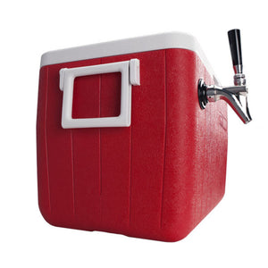 Premium Jockey Box - 48 Qt. - 1 Faucet - 100' Coil - Red