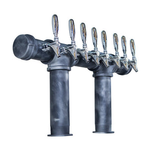 Double Pedestal Draft Tower - Cast Iron - Air-Cooled - 8 Faucets 304