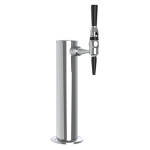 Coffee Tower - 3" Column - 1 Faucet - 304 Stainless Steel - Air Cooled