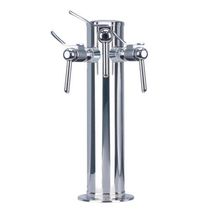 3" Column Wine Tower- 3 Faucet